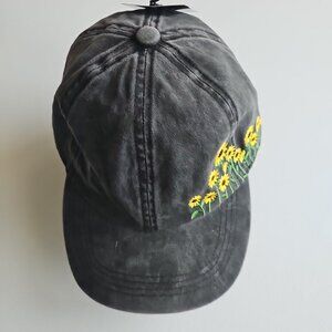 Embroidered Flower Hat Cap For Women | New With Tags | The Christmas Shop